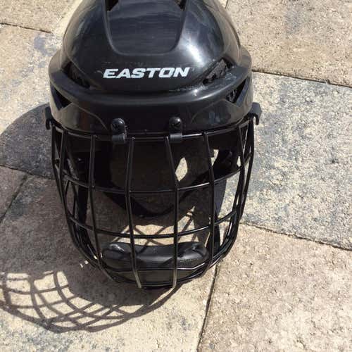 Black Used Small Easton E200 Helmet Size 6-6 1/2