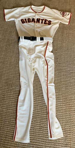 Giants, Professional fit Ivory/Cream fitted baseball pants