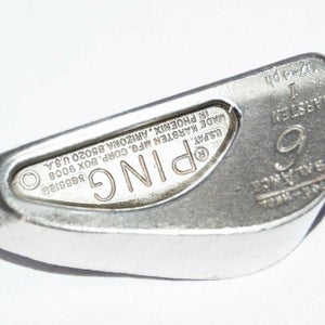 6 Iron Ping Toe Heel Balance Rh 36.75" Steel Stiff New Grip