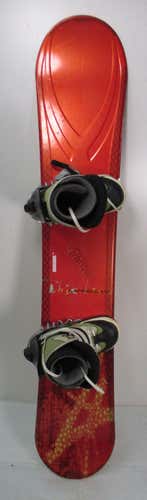 Used Morrow Dimension 156cm Snowboard With Rossignol 27.5 Boots & Bindings (380D)