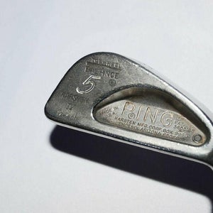 5 Iron Ping Toe Heel Balance Rh 37.5" Steel Stiff New Grip