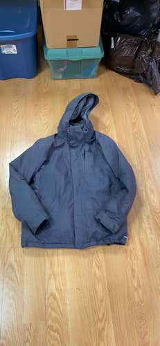 Gray Used Adult Men's Large Salomon Jacket
