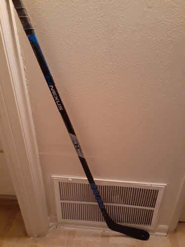 Used Bauer Left Handed Nexus 1N Hockey Stick Mid Pro Stock