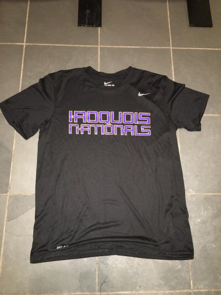 New Nike Iroquois Nationals Lacrosse Dri Fit Nike Shooter Shirt LARGE