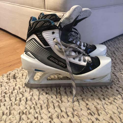 Senior Bauer Reactor 6000 D&R (Regular) Size 9.5 Goalie Skates