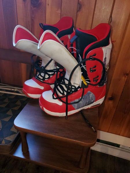 Men's Used 9.0 (Women's 10) Burton Boxer Snowboard Boots All Mountain Soft Flex