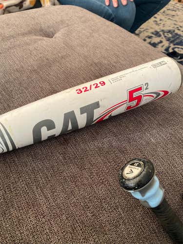 Used BBCOR Certified Alloy CAT 5 (-3) 32" Bat