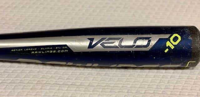 29" Rawlings Velo Hybrid Bat (-10) 19 oz (USSSA)