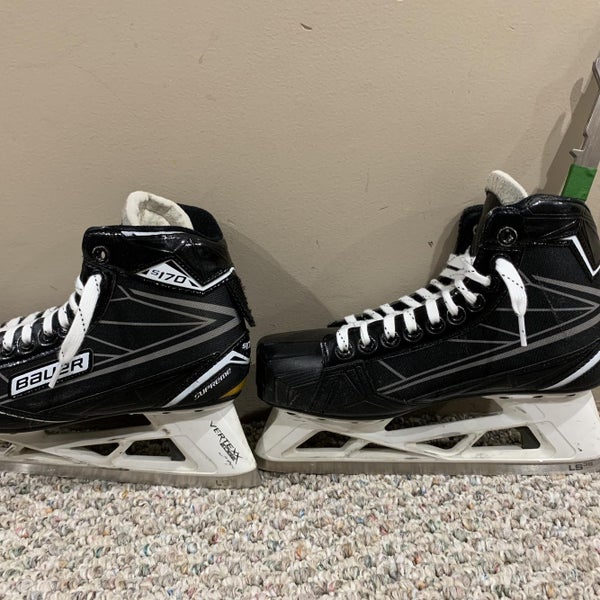 Junior Bauer Supreme S170 D&R (Regular) Size 6 Hockey Goalie Skates
