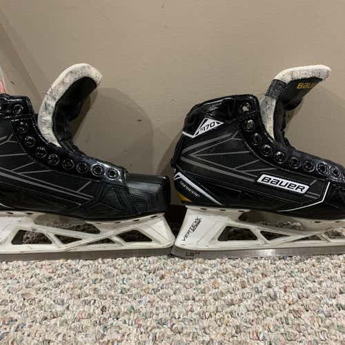 Junior Bauer Supreme S190 D&R (Regular)  Size 5 Hockey Goalie Skates