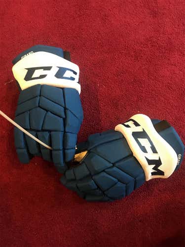 Blue New CCM HGTK 14" Pro Stock Gloves Colorado Avalanche Girard Pro Return