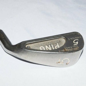 5 Iron Ping Toe Heel Balance Rh 37.5" Steel Stiff New Grip