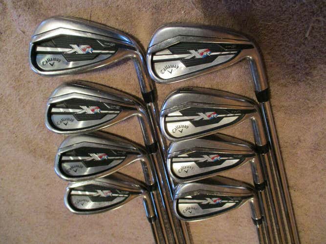 Callaway XR 5-PW,AW,SW Steel Speedstep 80 Regular RH