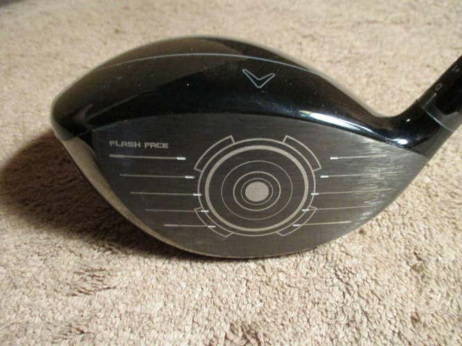 Callaway Epic Flash 9* Driver Fujikura Atmos White Tour Spec 7X Extra Stiff RH
