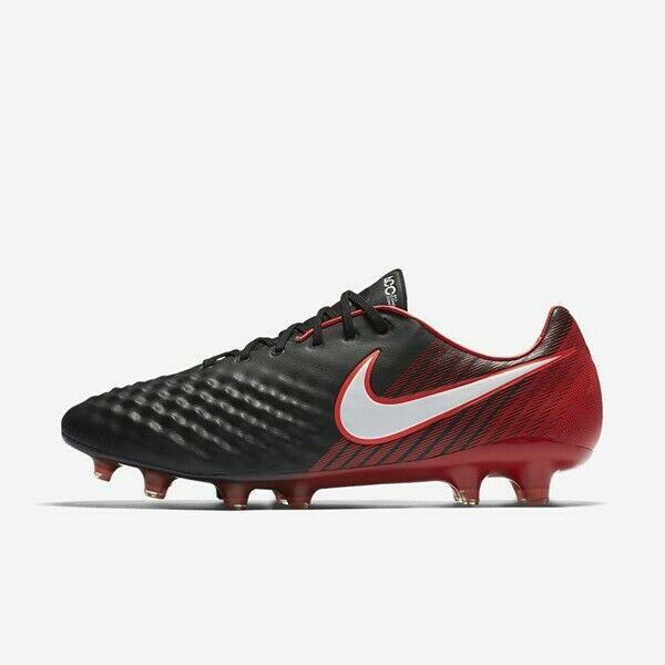 Nike Magista Opus II FG ACC sz 12.5 Black Red 843813 061 Vapor Soccer Cleat