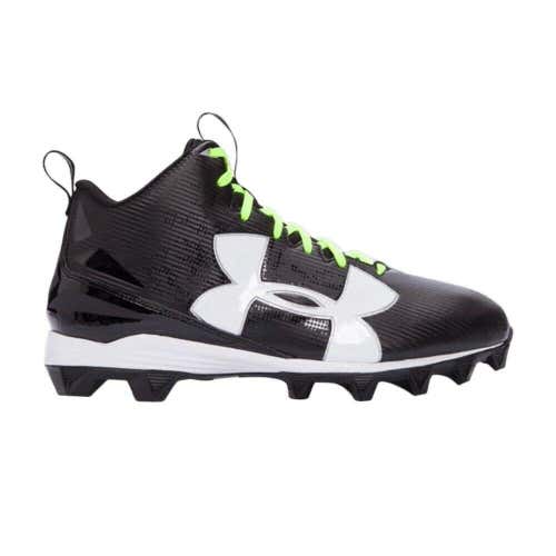 Under Armour UA Crusher RM sz 15 (Black/White) 1286600 001 Football Cleat