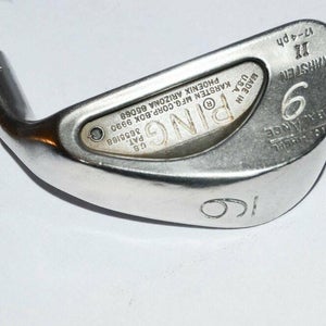 9 Iron Ping Toe Heel Balance Rh 37" Steel Stiff New Grip