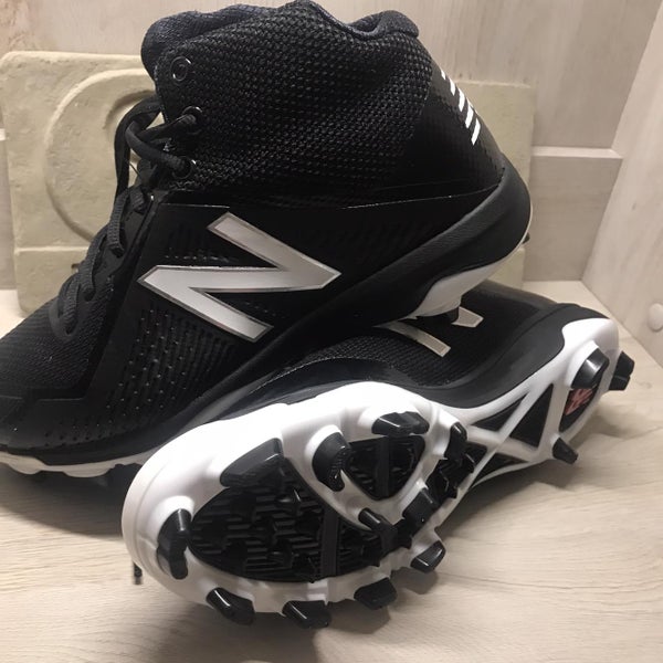 Black Men's Molded Cleats High Top Brand New Size Men’s 6.5