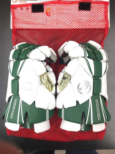 New  Maverik  Maybach 13" Lacrosse Gloves Forest Green With Sharkgel