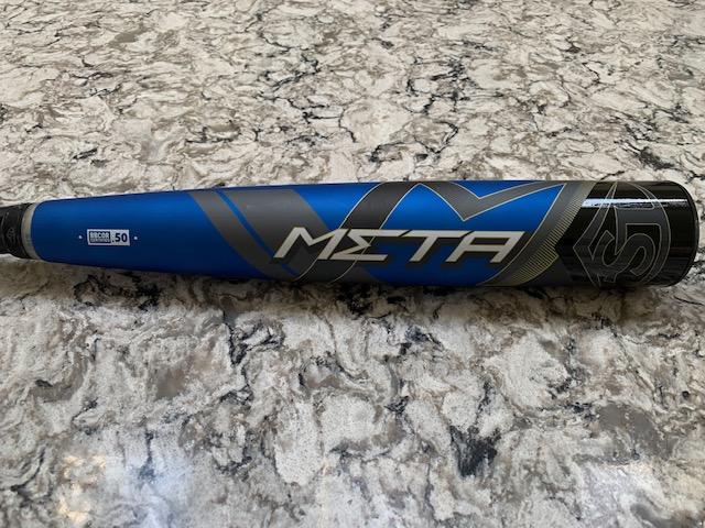 Used High School/College BBCOR Certified 2020 Louisville Slugger Composite Meta Bat (-3) 28 oz 31"