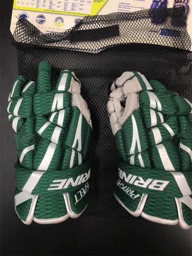 New Forest Green Brine Prospect 13" Lacrosse Gloves Quality With Excellent Protection
