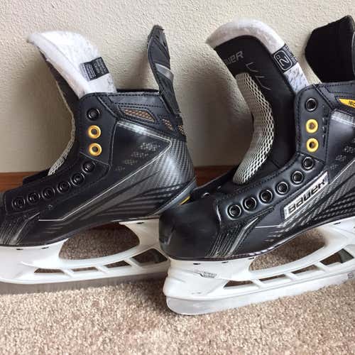 Used Bauer Supreme 160 D&R (Regular) Size 2 Hockey Skates