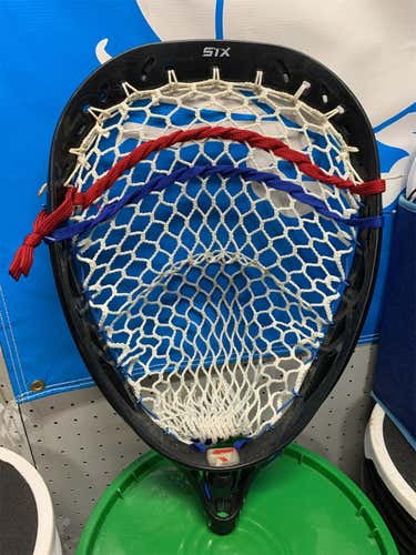 Brand New String King Grizzly Mesh With Used Strung Eclipse Goalie Head