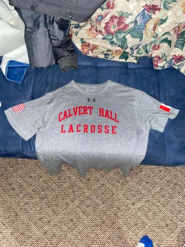 Calvert Hall Lacrosse Team Issued 2018 Let’s Hunt Shooter Shirt