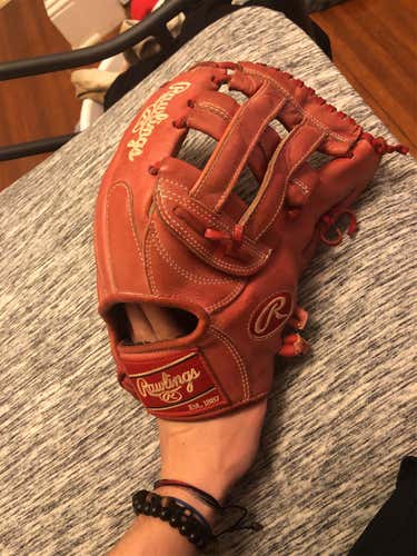 Red Used Outfield Heart of the Hide 13" Baseball Glove