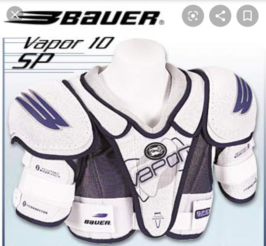 Used Senior Medium Bauer Vapor 1X Shoulder Pads