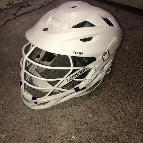 New WARRIOR BURN HELMET - White MEDIUM