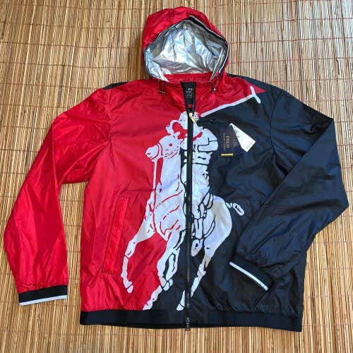 Polo Ralph Lauren NWT $398 Performance Mens P Wing Jacket Red/Black Big Pony XL