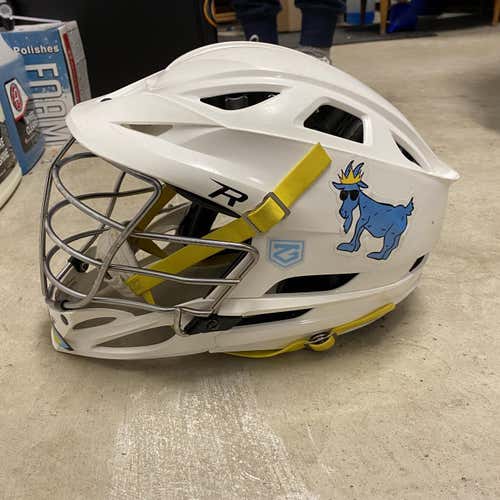 White Cascade R Helmet (Lightly used)