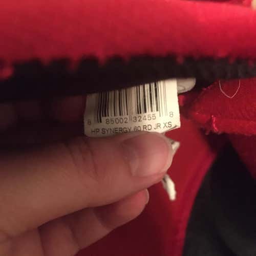 Red Junior Extra Small Easton Hockey Pants