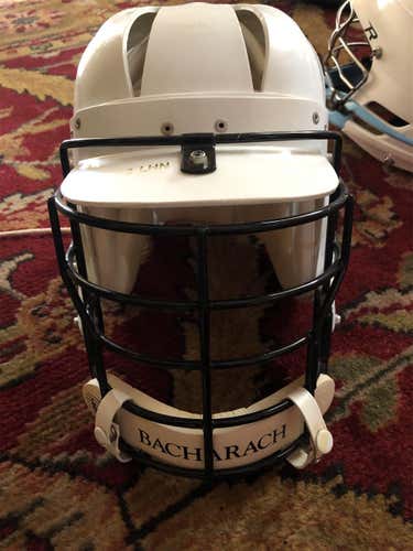White Used Player  Helmet