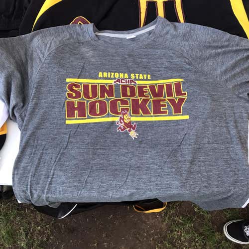 (LAST ONE)Arizona State Sun Devil Hockey Workout Shirt