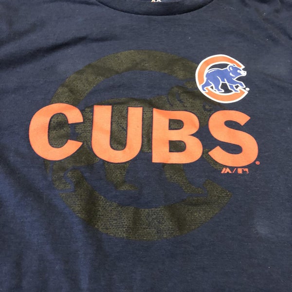 Chicago Cubs Majestic 2016 World Series Champions Locker Room T-Shirt - Gray