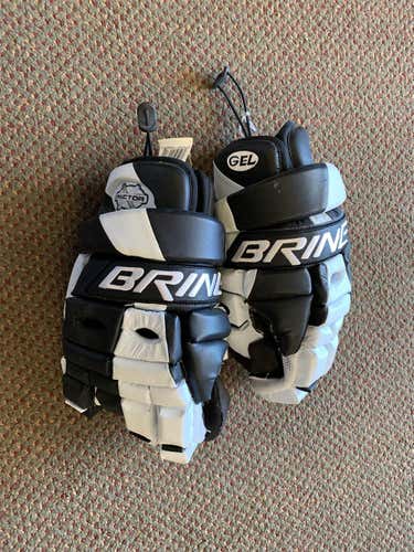 Black New Goalie Brine 13" Lacrosse Gloves