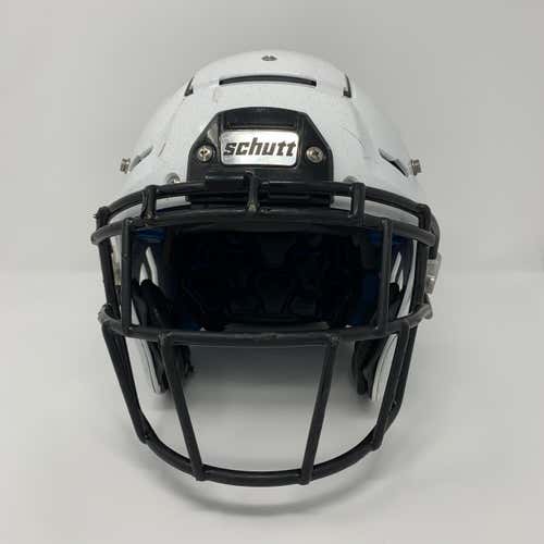 Used Schutt F7 LTD Helmet - SIZE LARGE - WHITE SHELL/BLACK GUARD