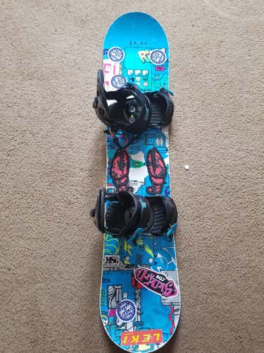 Used Ride Lowride snowboard with bindings 115cm