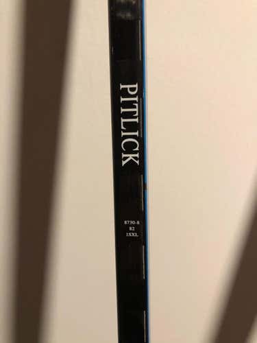 Used Senior Bauer Right Handed 1S XL Hockey Stick Toe Pro Stock