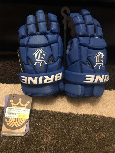 Blue New Player Brine King Superlight II 12" Lacrosse Gloves