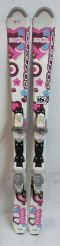 Used Rossignol All Mountain Fun Girl 120cm Skis With Rossignol Comp J 4.5 Bindings (URS2)