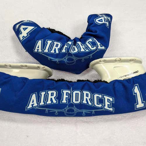 US Air Force Medium Hockey Skate Soakers By Junkyard Athletic