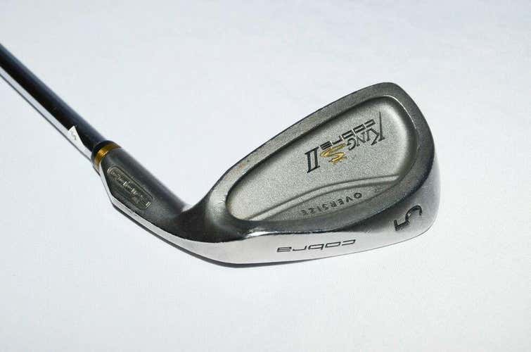 5 IRON KING COBRA II OS RH 37.75" STEEL STIFF NEW GRIP