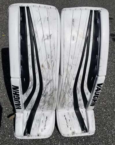 Black Used Senior 34" Vaughn Ventus SLR Pro Goalie Leg Pads