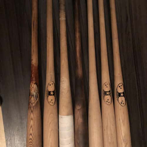 Used BBCOR Certified Wood 33" Bat