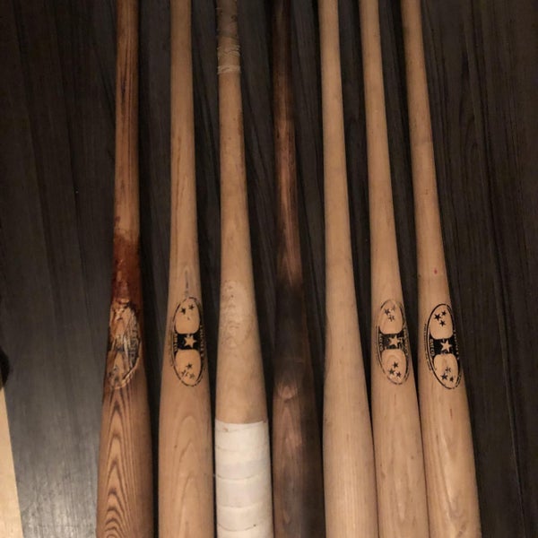 Used BBCOR Certified Wood 33" Bat