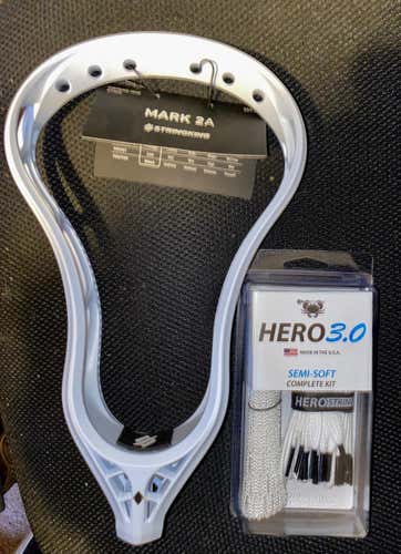 New!  StringKing Mark 2A Lacrosse Head with Hero 3.0 Mesh!  No Trades!!