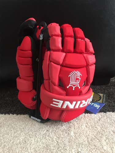 Red New Player Brine King Superlight II 13" Lacrosse Gloves